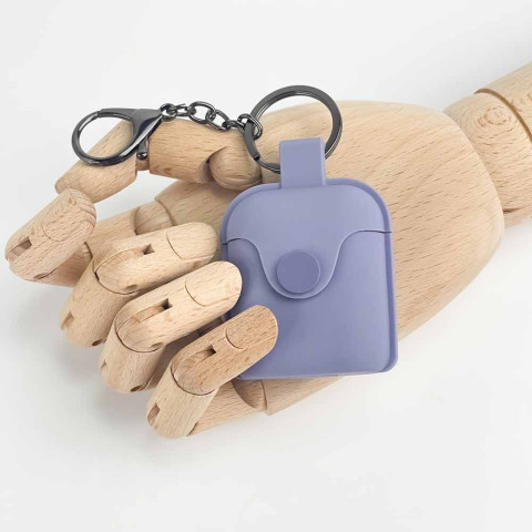 Чехол для AirPods 1/2 BAG Lavender grey